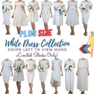 White formal Dress, civil wedding