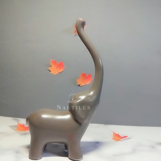 3Pcs Cute Ceramic Elephant Statue Home Decoration Wedding Gift (4)