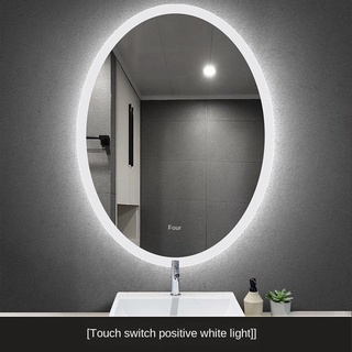 【spot goods】 ۩✤Led Mirror wall mirror Hanging Toilet Makeup Mirror High Definition Intelligent Anti