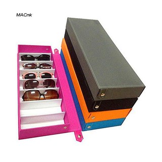 MAC-8 Grid Sunglass Storage Case Eyeglasses Display Box