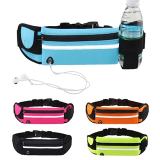 KEK& Outdoor Sports Belt Bag Water Bottle Pockets Fitness Running Leisure Pockets