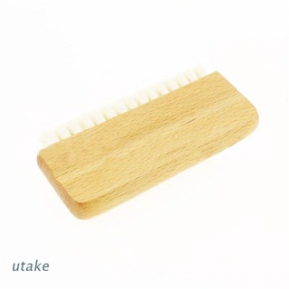 vinyl records❄﹊✁Utake LP Vinyl Record Cleaning Brush Anti-static Goat Hair Wood Handle Brush Cleaner