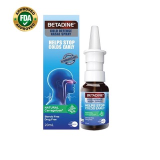 BETADINE Cold Defense Nasal Spray 20mL (1)
