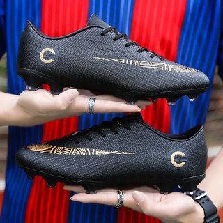 FG C Ronaldo football shoes 31-45 Professional football boots Low-top soccer shoes