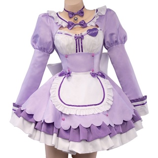 【Cute maid lolita dress lolita cosplay costume】Game NEKOPARA Coconut Cosplay Costume The High Qualit (4)