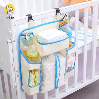 WiJx❤❤❤Summer Korean Nursery Organizer Baby Diaper Caddy Hanging Organization Storage Bag for Crib @ (3)