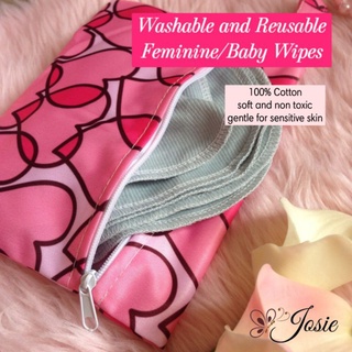 5pcs Eco-Friendly Cloth Feminine /Baby Wipes Washable