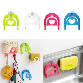 Cute Sponge Holder Suction Cup Convenient/Kitchen Tools Gadget Decor