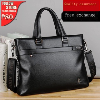 XI_XI STORENew 2021 men s handbag business casual large-capacity leather briefcase men s horizontal1