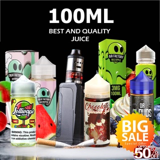 100ml Vape Juice Best and Quality Juice 3mg Vape Juice Vapor (1)