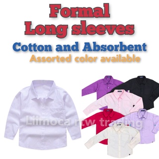 LIIMOCA POLO LONGSLEEVES FOR KIDS//ASSORTED COLOR//COTTON