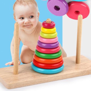 TOWER OF HANOI (WOODEN TOY FOR KIDS)