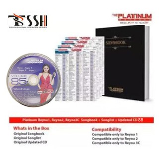 Data Storage❀Platinum Reyna 1 , 2, 3C, & Reyna SE Complete Songbook with Songlist & Updated CD VOL85