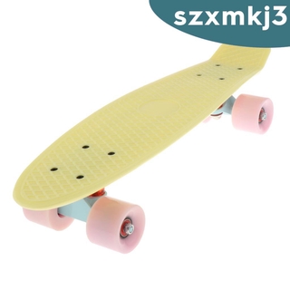 Tutoo 22" Skateboard Longboard Cruiser Skate Deck for Kids Outdoor Trick