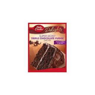 Betty Crocker Super Moist Delights Triple Chocolate Fudge Cake Mix 432g.