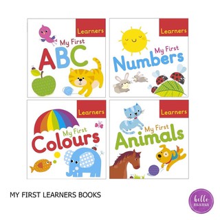 My First Learners Books (ABC, 123, Colors, Animals)