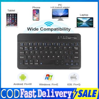 Wireless Bluetooth Keyboard Three-system Tablet Phone Universal Tablet Ipad Rechargeable Keyboard