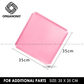 Organono DIY Stackable Additional Layer Resin Plastic Cabinet Accessories 35 x 35 cm, 35 X 17 cm