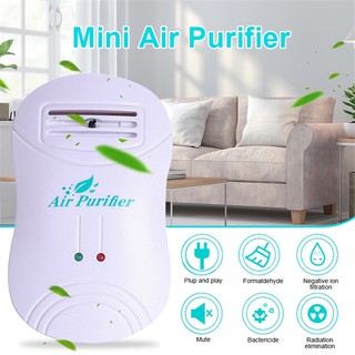 ✈ [Ready Stock] ✈ Mini Air Purifier Freshener Cleaner Plug-in Odor Air Smoke Filter Portable for Home/Air Purifier For Home Office Ozonator Plug in Anion Ozone Generator Ionizer Filter Purification Bathroom Toilet Deodorizer