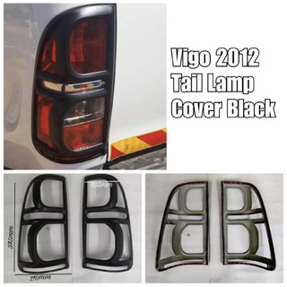 COS CAR TAIL LAMP COVER TOYOTA VIGO 2012 MATTE BLACK
