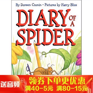 ✉Diary of a Spider Children s English and English Picture Book Primary School Enlightenment Picture