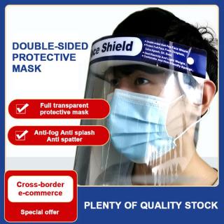 Face Shield Splash-proof Dust-proof Mask Head-mounted Transparent Protect Mask Adjustable Protective Face Mask Full Face Mask