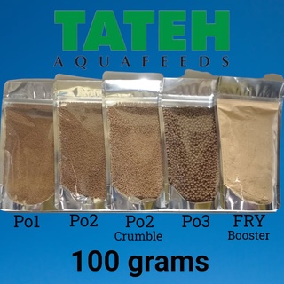 Po1, Po2, Po3, Fry booster fish food (100grams)sell like hot cakes