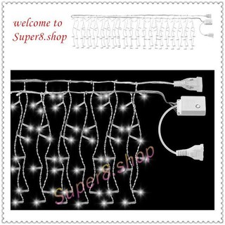 Shower Curtains◕ↂsk-25 200L stedy Shower Curtain，LED Christmas Lights
