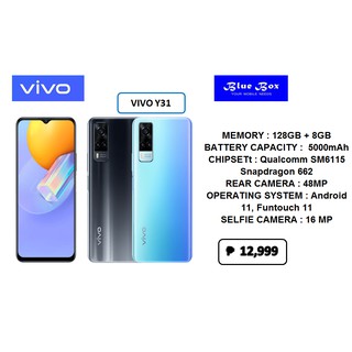 VIVO Y31 128GB+8GB (ORIGINAL) (FREE DITO SIM)