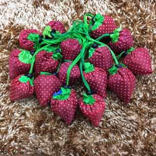 ☑ COD strawberry small Eco bag