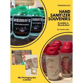 Hand Sanitizer Baptismal Birthday Souvenirs Giveaways New Bottle Please Browse Photos (1)