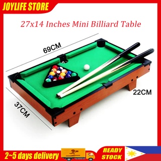 27x14 inches billiard table set wooden with cue stick pool table set mini billiard Kids gift (1)