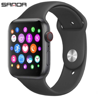 SANDA 2020 Top Q99 Smartwatch Series 5 Wristwatch 1.54 Touch Screen Bluetooth Call Siri Bracelet Women Men Watch Heart Rate Blood Pressure Monitor Waterproof Sports Fitness Tracker 44mm Smart Watch for IOS and Android Samsung Huawei Xiaomi Phone