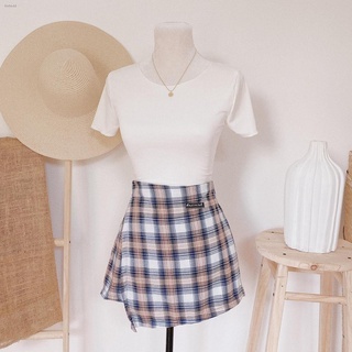 Ang bagong♨DNEMNLPH Miya Skorts (Trendy Korean Inspired Fashion Shorts Skirt Vintage Plaid Flannel G
