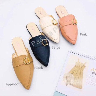 Korean Women Flat Half Shoes Pointed-toe AD20176 Fashion Casual Formal