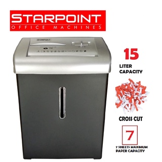 【Ready Stock】❡Crosscut paper shredder machine .Heavy Duty Starpoint C116-A Paper Shredder. 15liters