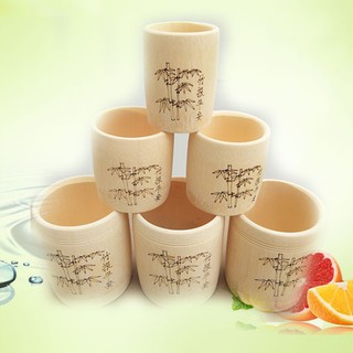 Bamboo Wooden Drinking Cup Coffee Tea Mug Milk Cup