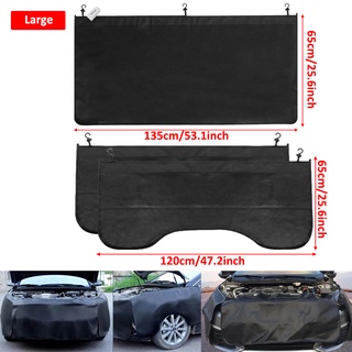 3Pcs Car Repair Fender Protection Pad Washed Leather Auto Repair Maintenance Anti-scratch Dirt-proof