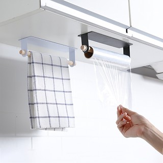 Adhesive Paper Towel Holder Under Cabinet For Kitchen Bathroom (5)
