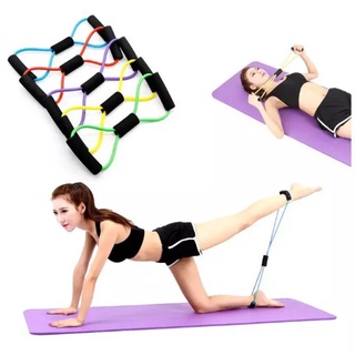 Yoga Resistance Band Fitness Exercise Elastic Pull Rope Chest Expander Muscle Training Gym Equipment