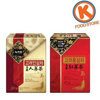 Nokchawon 50T Korean Ginseng/Red Ginseng Tea 3g Korea Tea Korean Products