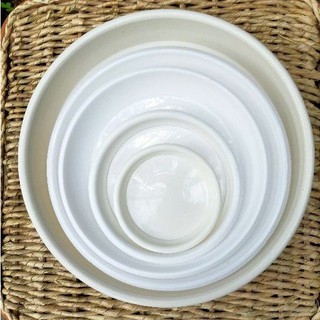 XXS - 2XL Pot Catch Plate/Saucer/Black Saucer/Orange Saucer/White Saucer Plastic