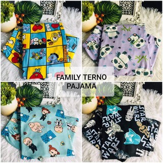 ASSORTED BUNDLE TERNO PAJAMA FOR KIDS AND ADULTS (NO CHOOSING OF DESIGN)
