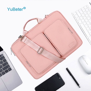✣☾№YuBeter Waterproof Shoulder Laptop Bag Notebook Sleeve for MacBook Air Pro Xiaomi Dell HP 13.3 14