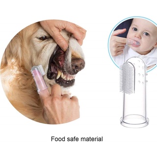 PawShop Pet Dog Soft Silicone Finger Toothbrush Cleaner Cat Teeth Cleaning