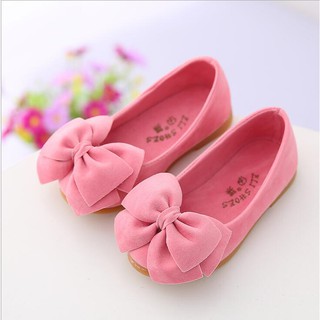 Shoes kids shoes bowknot casual shoes for girls pink dark pink yellow (3)