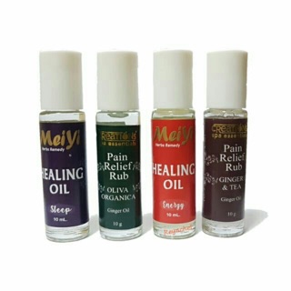 Creation Spa Essential Pain Relief Rub 10g Roll on Meiyi Healing Oil