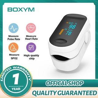 BOXYM Portable Pulse Oximeter OLED Spo2 Blood Oxygen Heart Rate Health Monitors