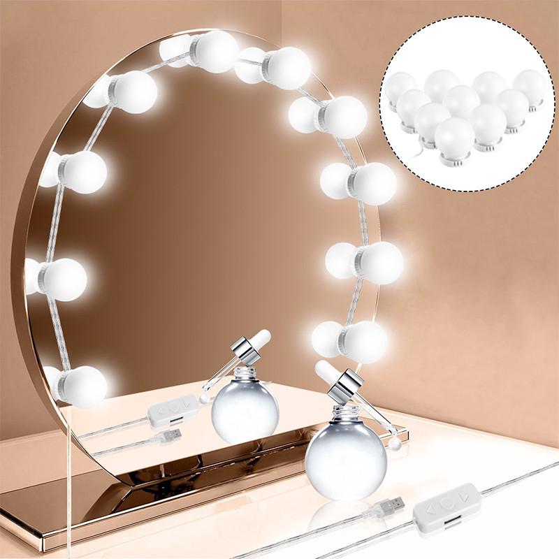Hollywood Dress Mirror 10LED Light Bulb Makeup Vanity Light