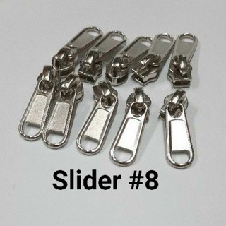 10 pieces heavy duty slider for zipper number 8
